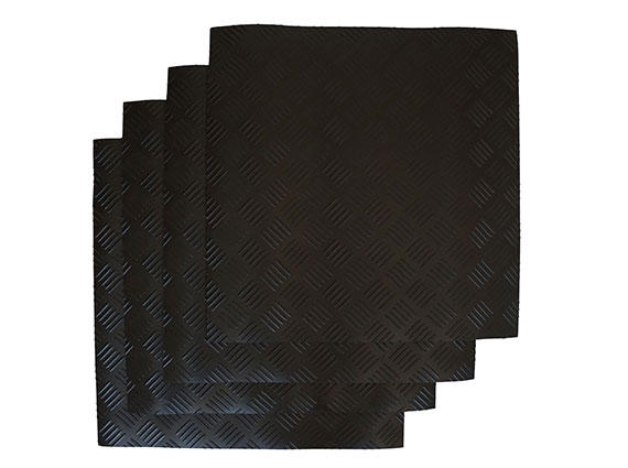 3mm Rubber Matting - Checkered Design Example