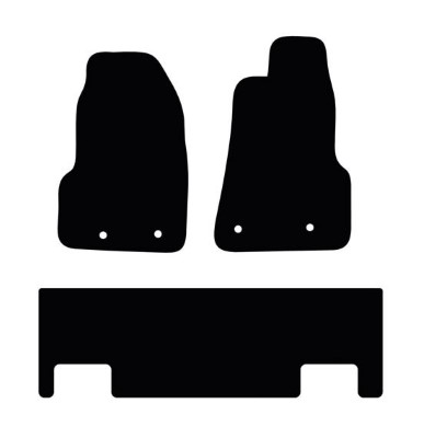 Ford Transit Custom 2015 - 2023 M-Sport Crew Van (4xFixings) Van Mats