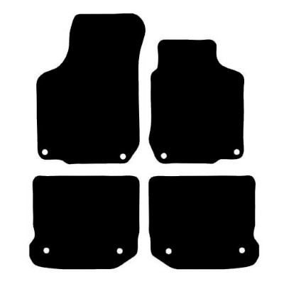 Volkswagen Bora 1999 - 2005 (Oval Fixings) Car Mats